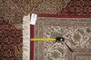 Load image into Gallery viewer, Patterned rug with a measuring tape showing dimensions