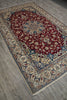 Load image into Gallery viewer, 7 x 11 Signed Wool &amp; Silk Persian Nain Rug - Iran #PIX-22001