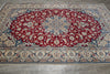 Load image into Gallery viewer, 7 x 11 Signed Wool &amp; Silk Persian Nain Rug - Iran #PIX-22001