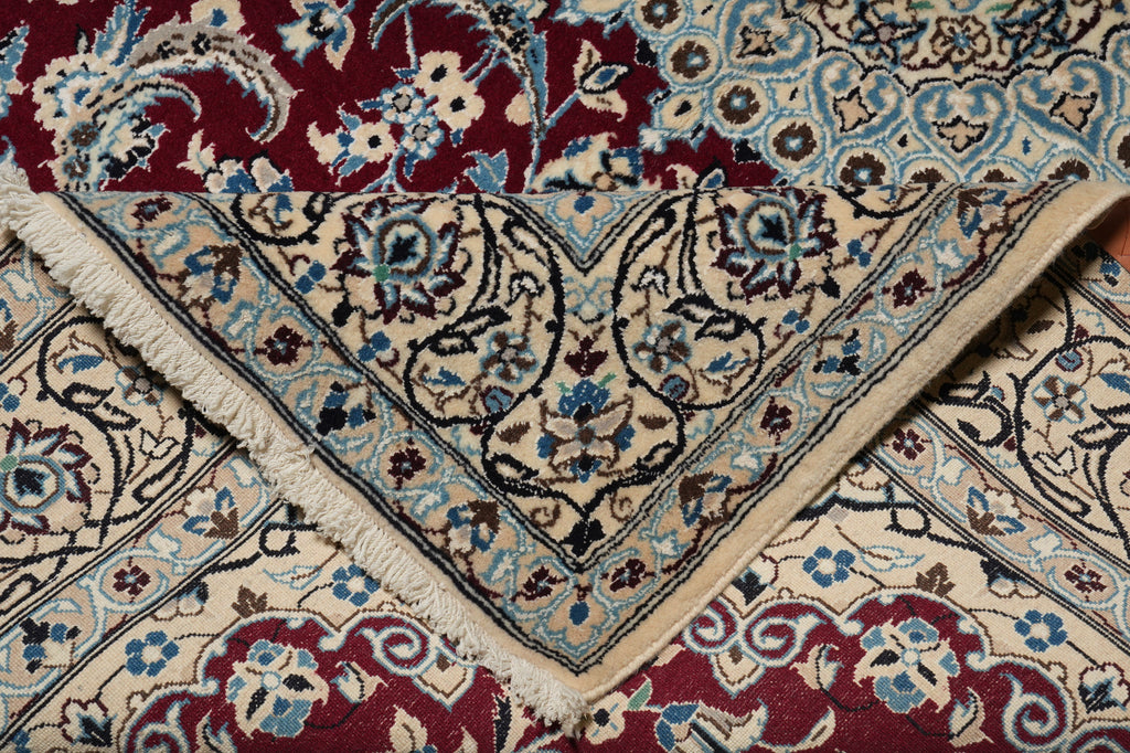 5.6 x 8 Signed Persian Nain-Habibian Rug-Iran #PIX-4263