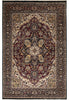 Load image into Gallery viewer, 12 x 18 New Handmade Wool Heriz Rug Burgundy #F-4498