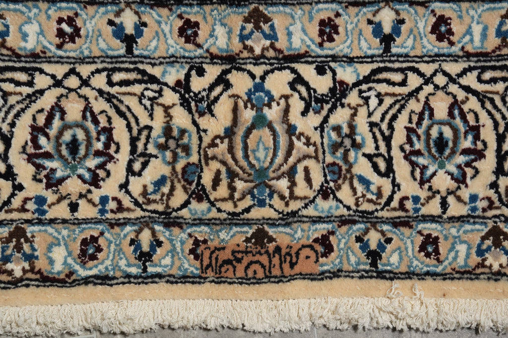 5.6 x 8 Signed Persian Nain-Habibian Rug-Iran #PIX-4263