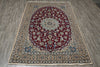 Load image into Gallery viewer, 5.6 x 8 Signed Persian Nain-Habibian Rug-Iran #PIX-4263