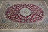 Load image into Gallery viewer, 5.6 x 8 Signed Persian Nain-Habibian Rug-Iran #PIX-4263