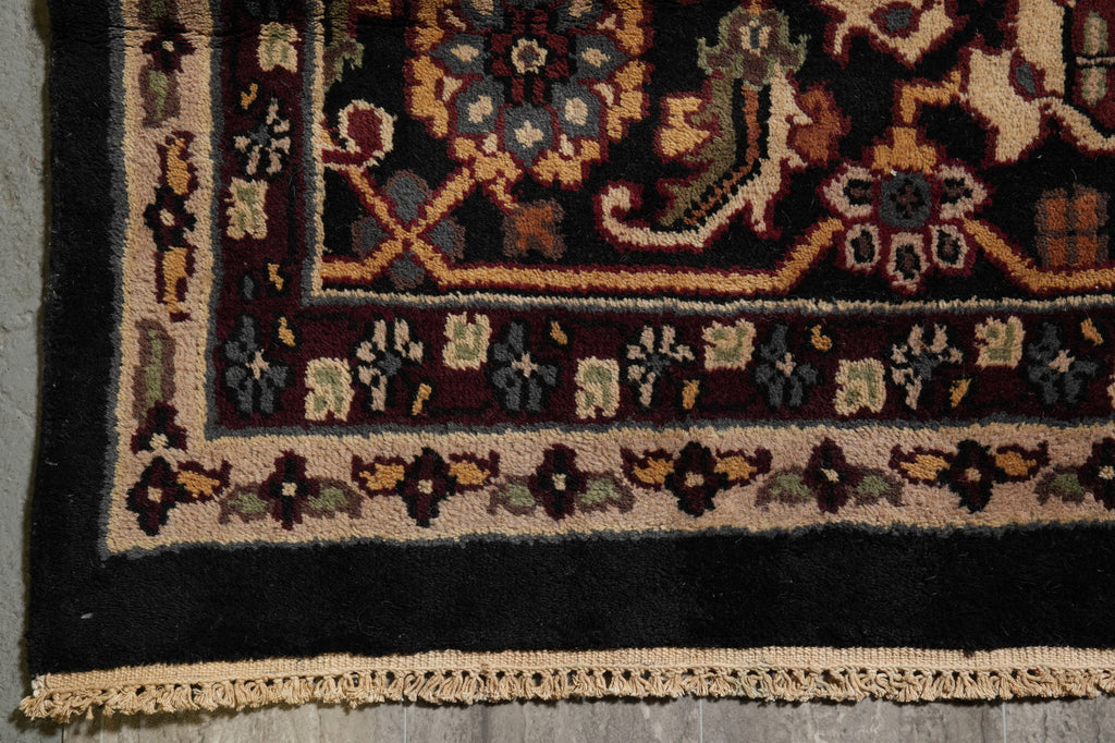 12 x 18 New Handmade Wool Heriz Rug Burgundy #F-4498