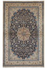 Load image into Gallery viewer, 6.9 x 10 Ivory Persian Wool &amp; Silk Nain Rug #PIX-16739