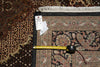 Load image into Gallery viewer, Patterned rug with a measuring tape and size tag