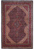 Load image into Gallery viewer, 10.5 x 15.9 Authentic 1970&#39;s Persian Tabriz Wool Rug Mahi Herati #PIX-6329