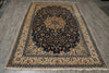 Load image into Gallery viewer, 6.9 x 10 Ivory Persian Wool &amp; Silk Nain Rug #PIX-16739