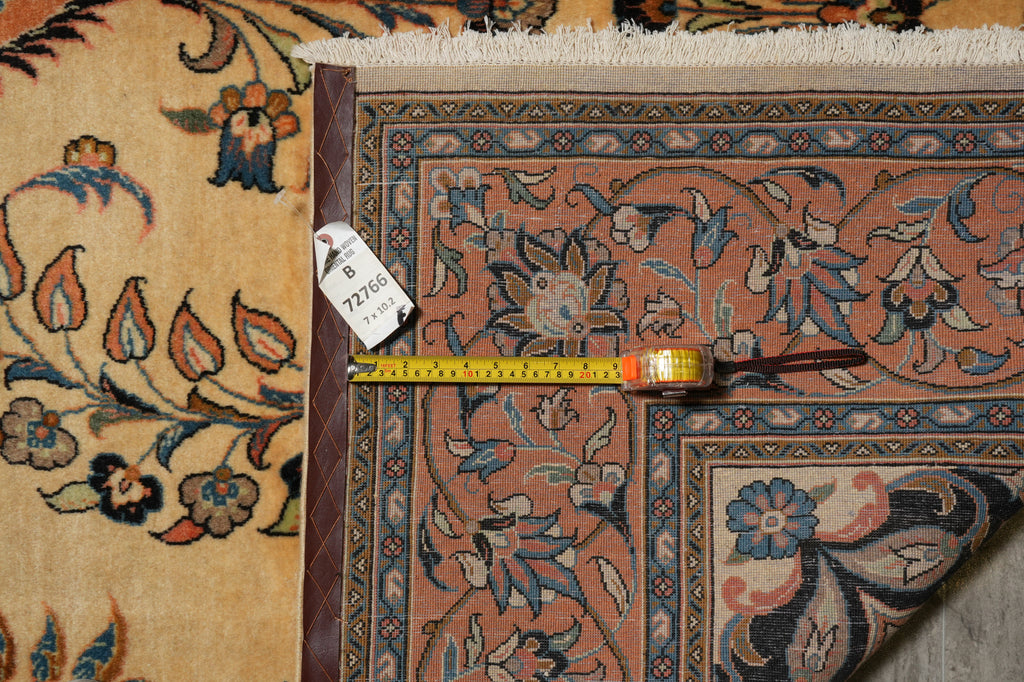 7 x 10 Fine Persian Sarouk Rug Fine Wool Dense Weave #B-72766