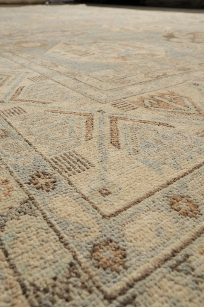 8.5 x 13 Amazing Chotan Rug Chobi Peshawar Carpet Pastels Geometric #F-4190