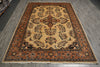 Load image into Gallery viewer, 7 x 10 Fine Persian Sarouk Rug Fine Wool Dense Weave #B-72766