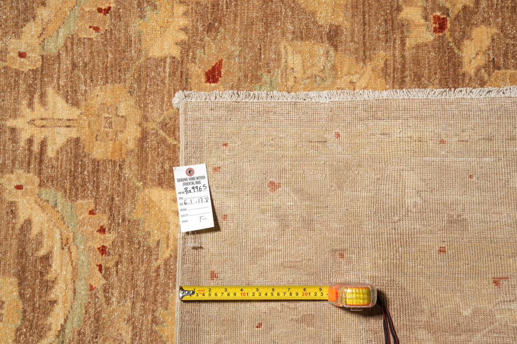 6 x 17.8 Gallery Size Wide Runner Great Quality Neutral Brown Gold #PIX-9965