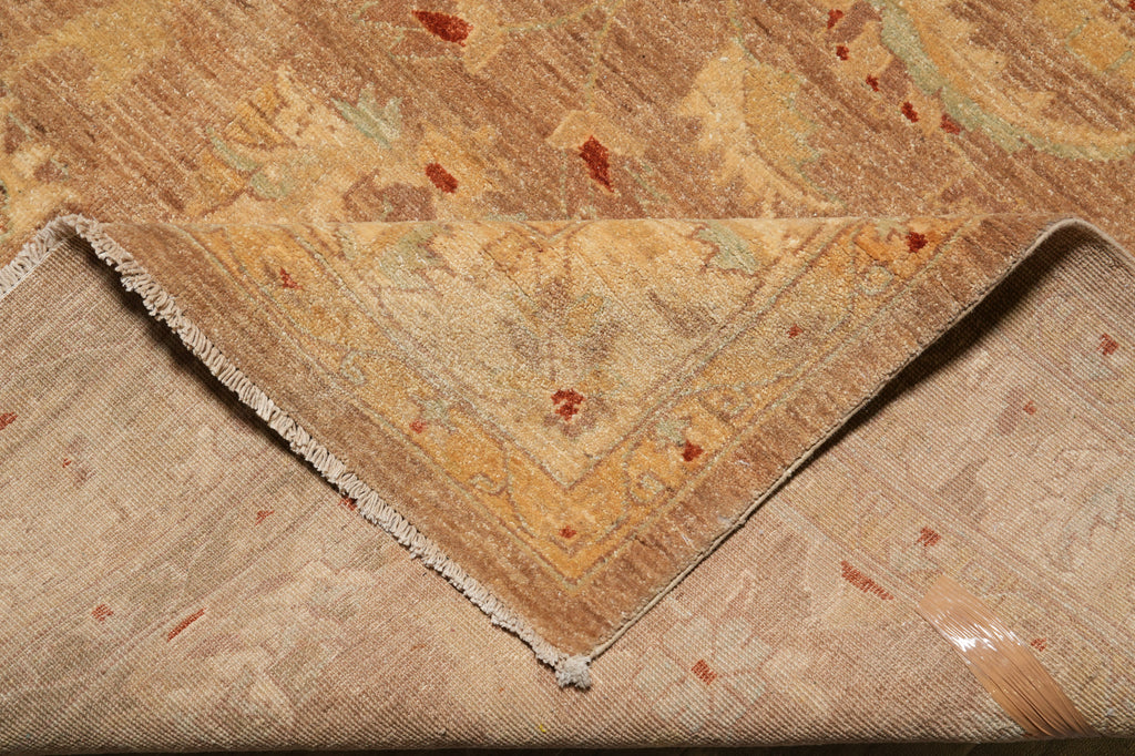 6 x 17.8 Gallery Size Wide Runner Great Quality Neutral Brown Gold #PIX-9965