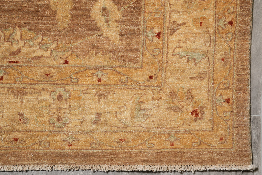 6 x 17.8 Gallery Size Wide Runner Great Quality Neutral Brown Gold #PIX-9965