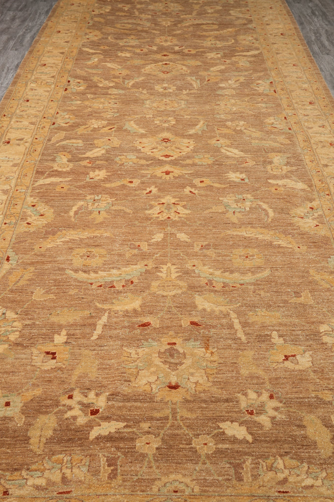 6 x 17.8 Gallery Size Wide Runner Great Quality Neutral Brown Gold #PIX-9965