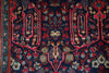 Load image into Gallery viewer, 7.3 x 10.4 Dark Blue Persian Bijar Sarouk Rug #B-72419