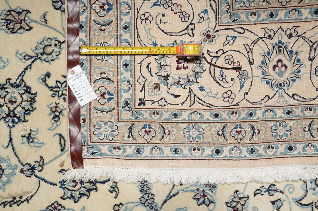 10 x 13.3 Classic Intricate Design Persian Kashan Wool Rug #5085