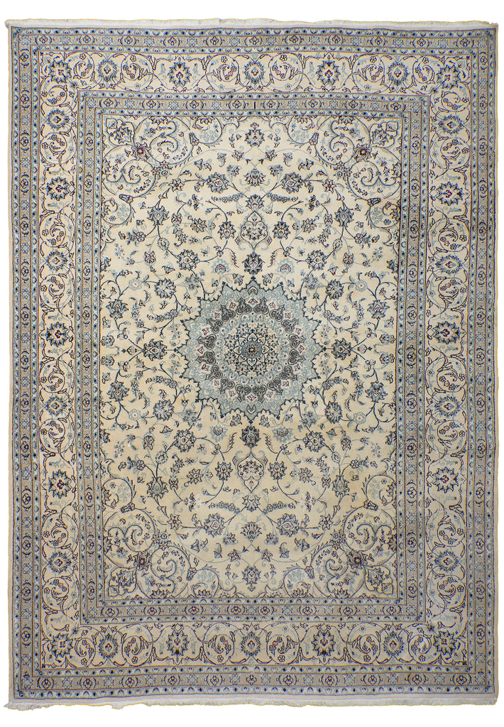 10 x 13.3 Classic Intricate Design Persian Kashan Wool Rug #5085