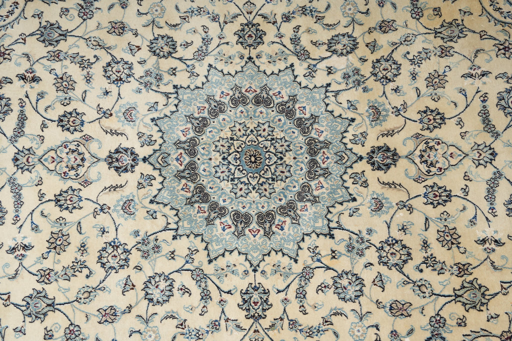 10 x 13.3 Classic Intricate Design Persian Kashan Wool Rug #5085