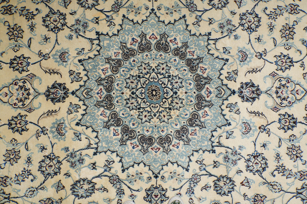 10 x 13.3 Classic Intricate Design Persian Kashan Wool Rug #5085
