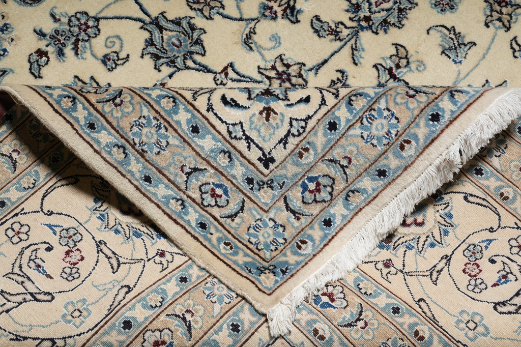 10 x 13.3 Classic Intricate Design Persian Kashan Wool Rug #5085
