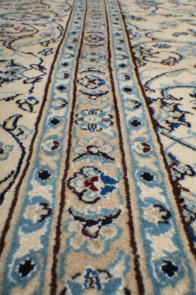 10 x 13.3 Classic Intricate Design Persian Kashan Wool Rug #5085