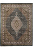 Load image into Gallery viewer, Decorative rug with intricate patterns on a plain background