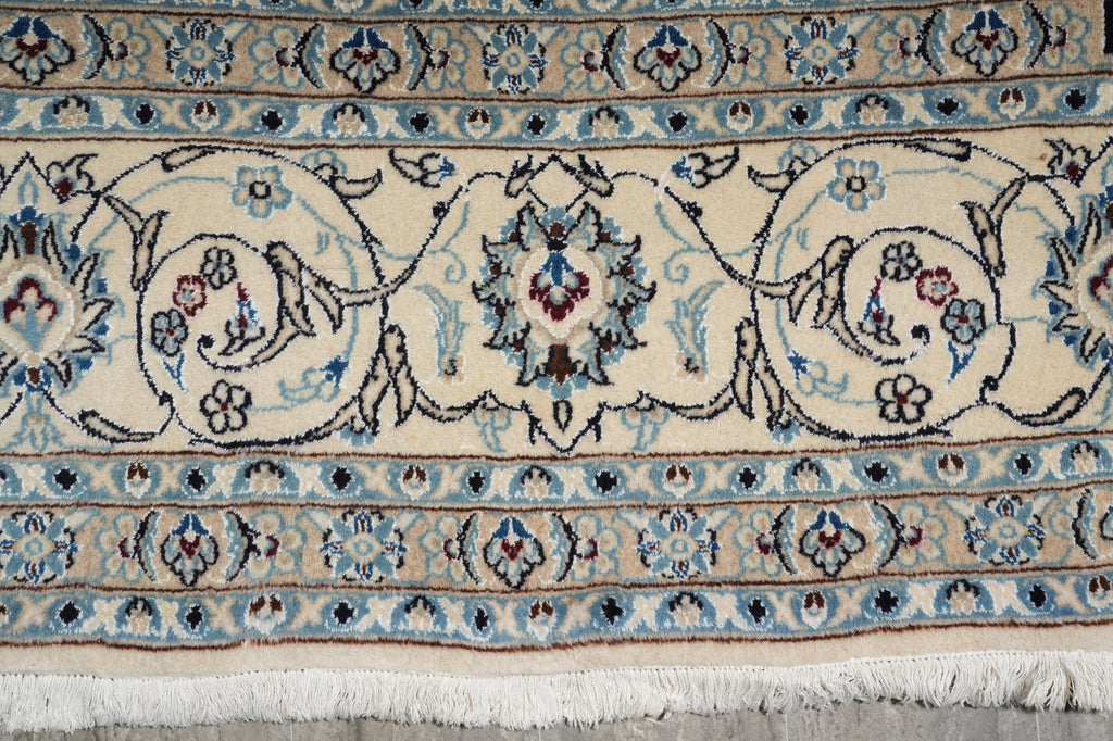 10 x 13.3 Classic Intricate Design Persian Kashan Wool Rug #5085
