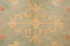 Load image into Gallery viewer, 9 x 12 New Handmade Peshawar Chobi Rug Green Gold #F-4192