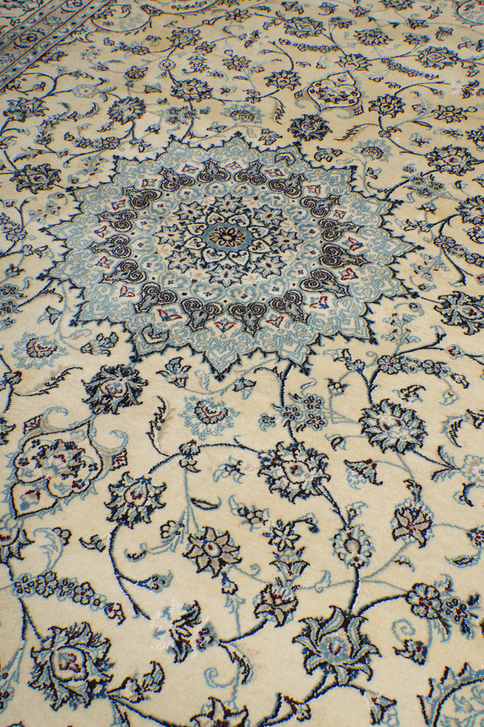 10 x 13.3 Classic Intricate Design Persian Kashan Wool Rug #5085