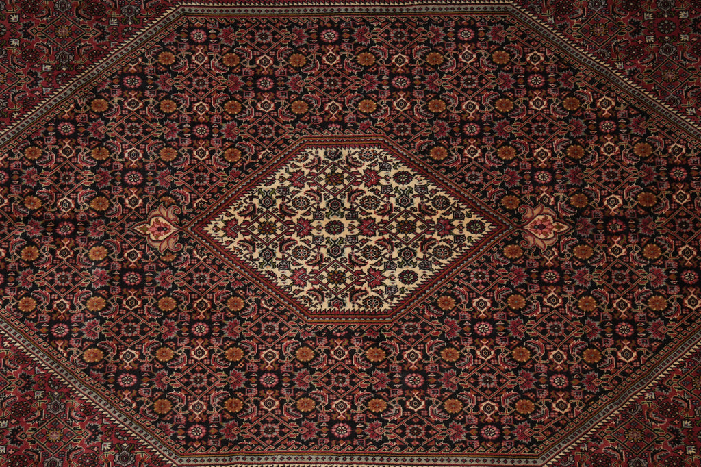 6.9 x 10 Fine Dense Weave Persian Bijar Rug 72349