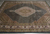 Load image into Gallery viewer, Decorative rug with intricate patterns on a wooden floor