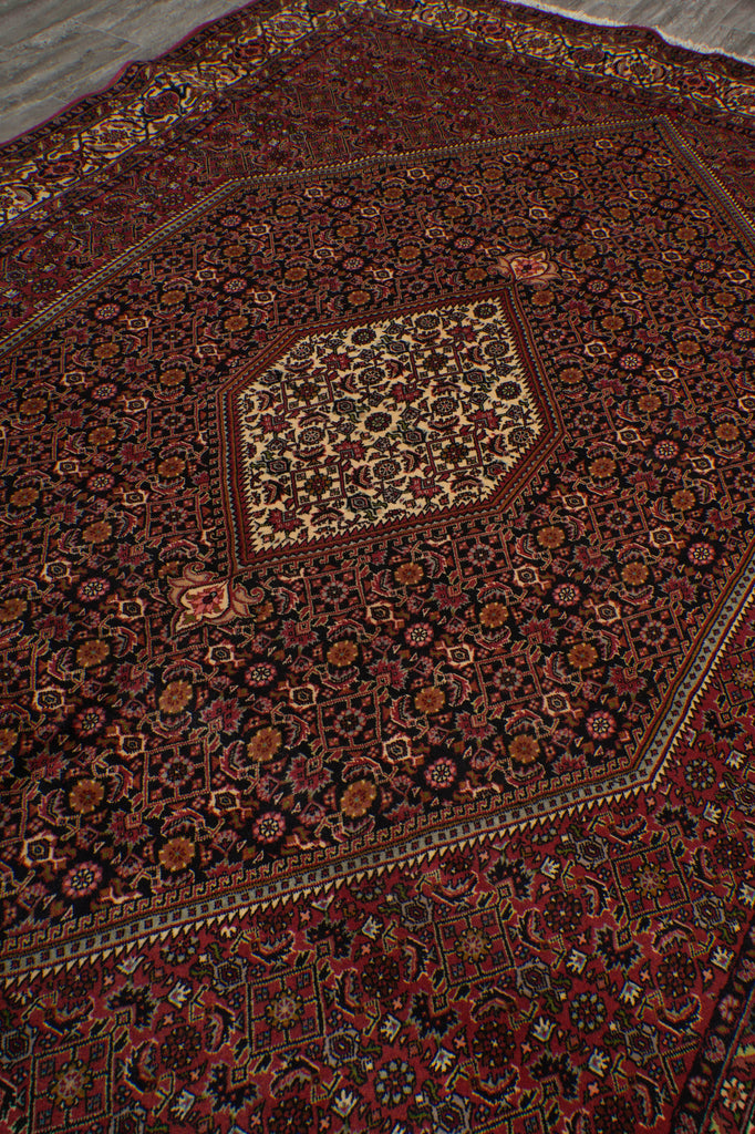 6.9 x 10 Fine Dense Weave Persian Bijar Rug 72349