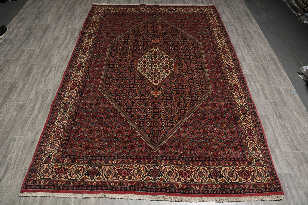 6.9 x 10 Fine Dense Weave Persian Bijar Rug 72349