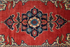 Load image into Gallery viewer, 7 x 10.8 Persian Sarouk Rug Coral Red 72410