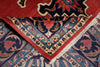 Load image into Gallery viewer, 7 x 10.8 Persian Sarouk Rug Coral Red 72410