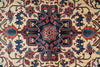 Load image into Gallery viewer, 7 x 8.8 Ivory Fine Persian Lilihan Sarouk Rug 72370