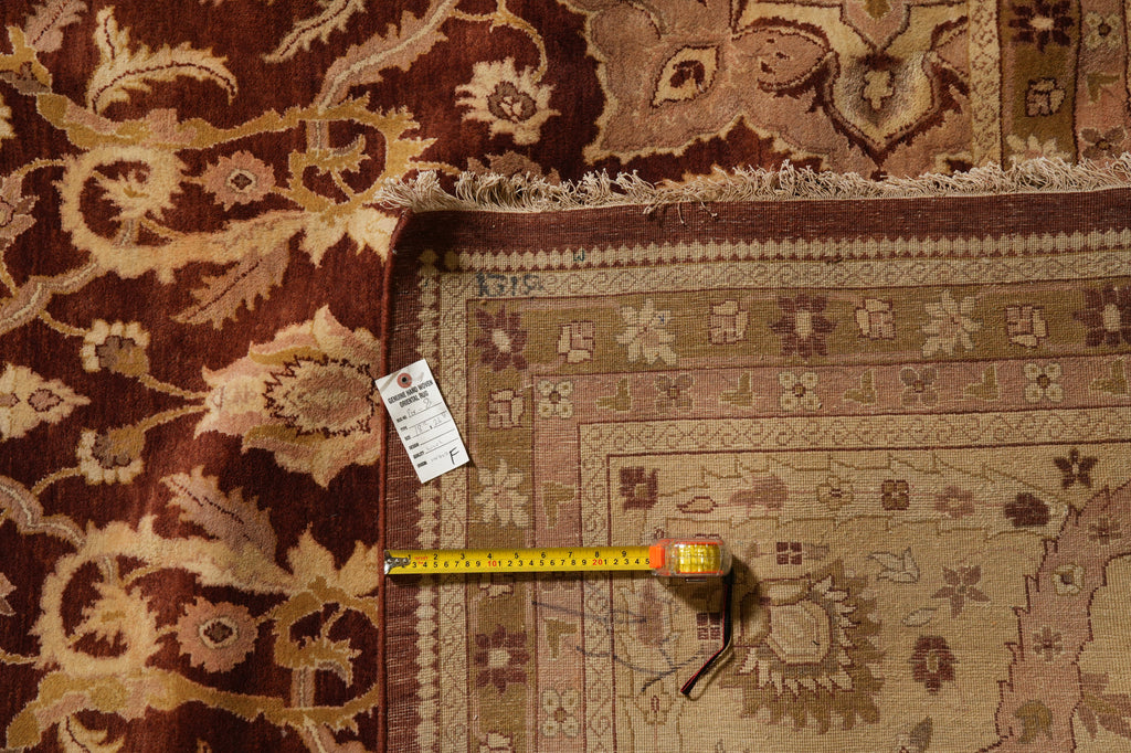 18 x 26.8 Over Size Mansion Rug Rust Gold Sale #PIX-8