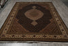 Load image into Gallery viewer, Decorative rug with intricate patterns on a wooden floor