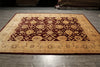 Load image into Gallery viewer, 9 x 11.9 Shiny Burgundy Wool New Zigler Chobi Rug Rich Carpet #F-4194