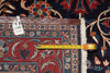 Load image into Gallery viewer, 6.9 x 10 Navy Blue Fine Persian Lilihan Sarouk Rug 72369