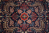 Load image into Gallery viewer, 6.9 x 10 Navy Blue Fine Persian Lilihan Sarouk Rug 72369