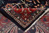 Load image into Gallery viewer, 6.9 x 10 Navy Blue Fine Persian Lilihan Sarouk Rug 72369