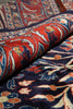 Load image into Gallery viewer, 6.9 x 10 Navy Blue Fine Persian Lilihan Sarouk Rug 72369