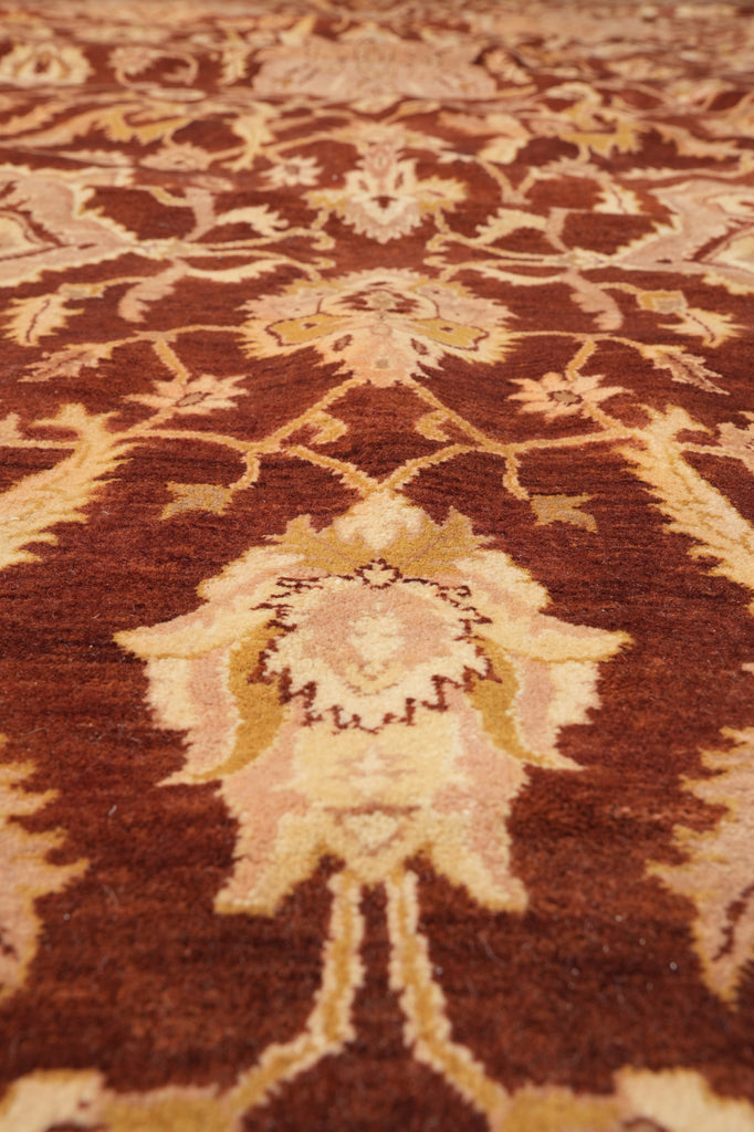 18 x 26.8 Over Size Mansion Rug Rust Gold Sale #PIX-8