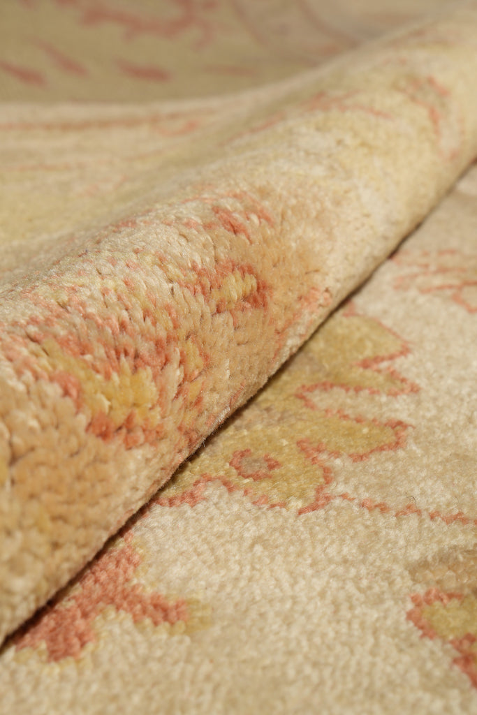 9 x 12 Beige Gold Zigler Chobi Peshawar Rug #F-4195