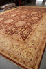 Load image into Gallery viewer, 18 x 26.8 Over Size Mansion Rug Rust Gold Sale #PIX-8