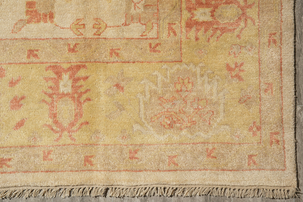 9 x 12 Beige Gold Zigler Chobi Peshawar Rug #F-4195