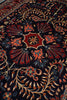 Load image into Gallery viewer, 6.9 x 10 Navy Blue Fine Persian Lilihan Sarouk Rug 72369